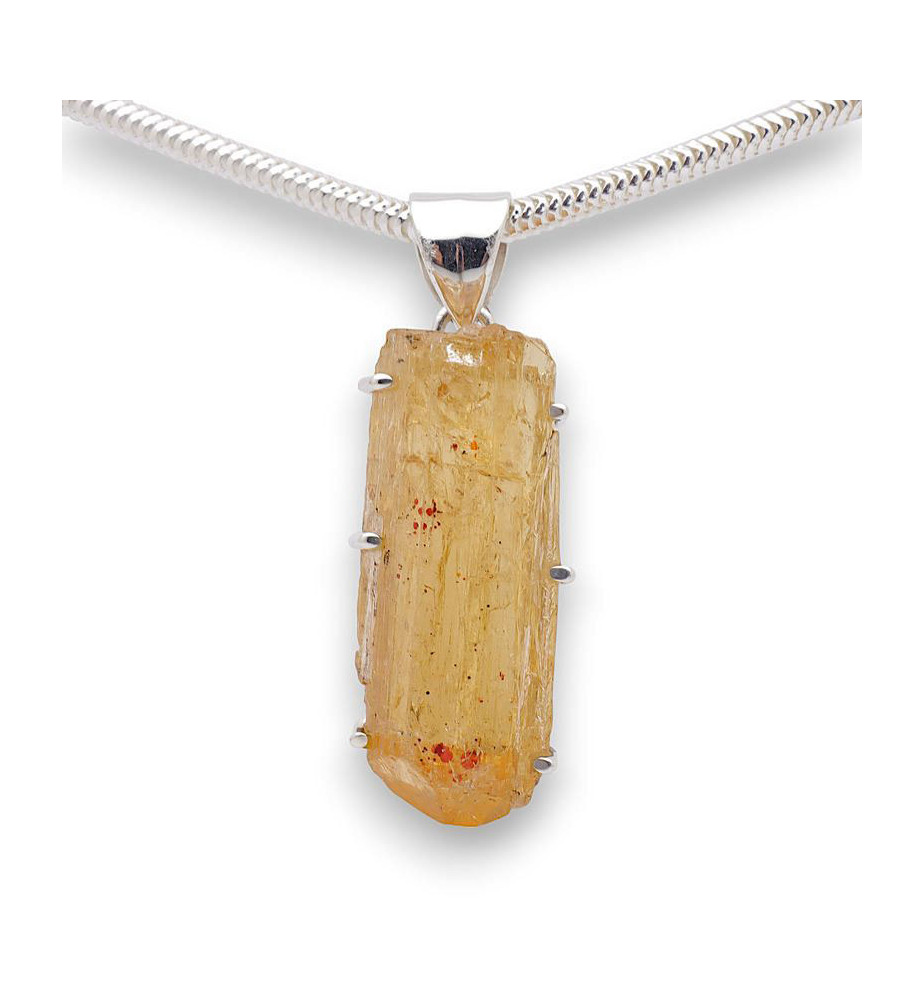 topaze impériale pendentif