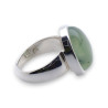 bague prehnite femme argent