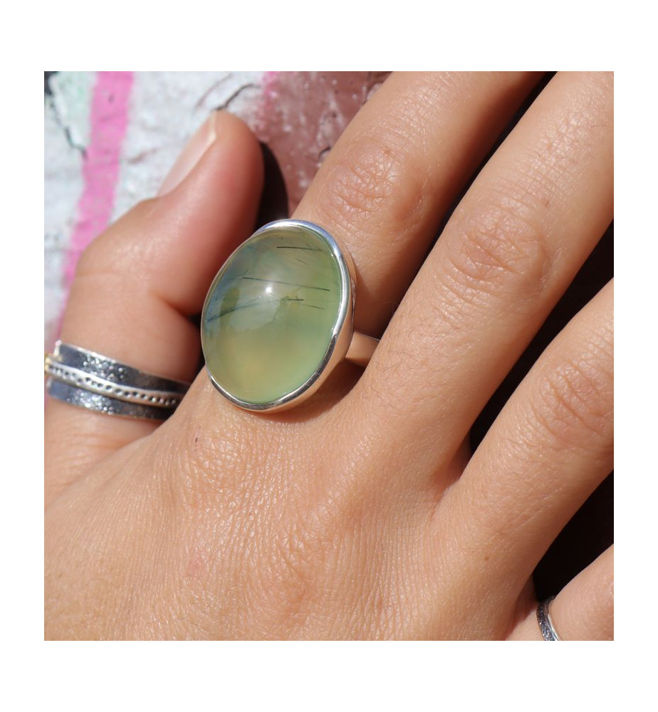 bague prehnite femme