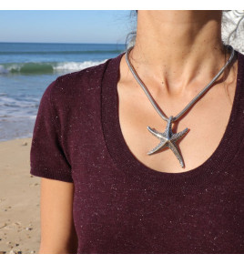 bijoux argent etoile de mer