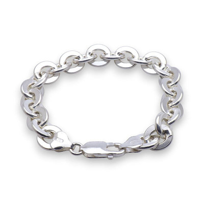 Bracelet Maille Fantaisie En Argent 925 - Garanti Sans Nickel - Pour Femme - Neuf Avec étiquettes