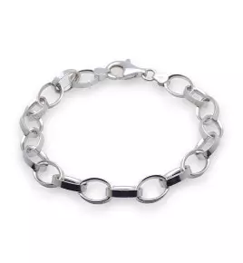 bracelet argent maille