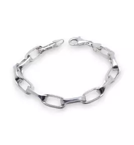bracelet argent maille
