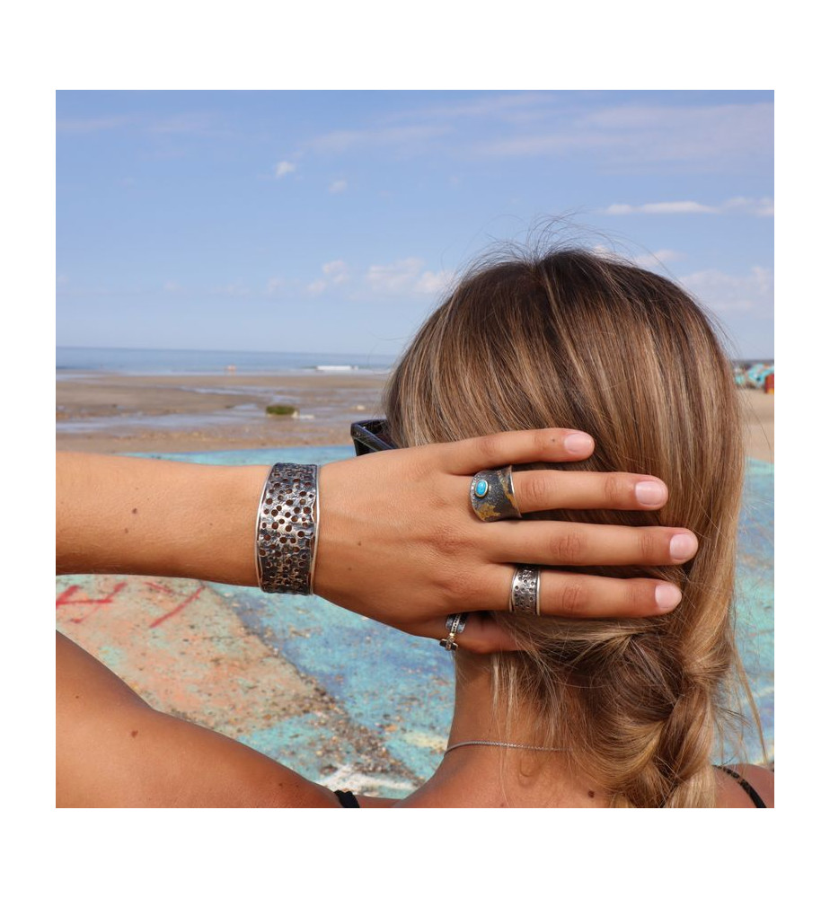 bracelet argent femme