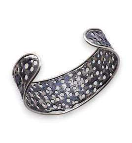 bracelet jonc argent ajouré