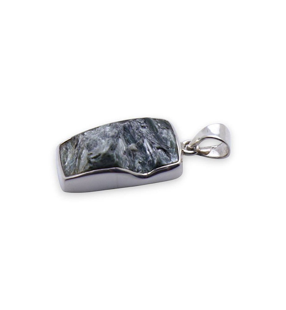 pendentif séraphinite argent