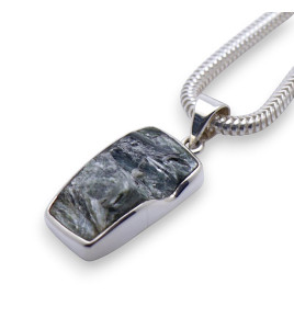 séraphinite brute pendentif