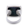bague argent azurite malachite
