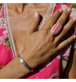 bague rhodochrosite