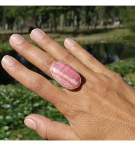 bague pierre rose