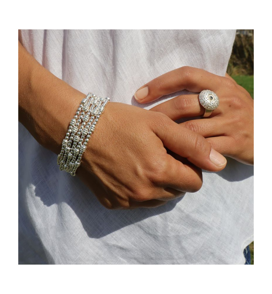 bracelet perles argent 925