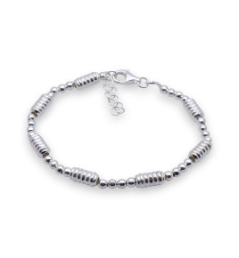bracelet avec perle argent