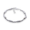 bracelet avec perle argent
