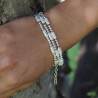 bracelet perles argent