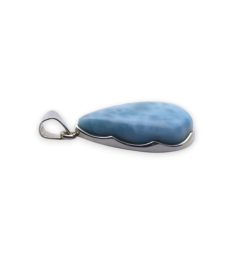 pendentif larimar argent