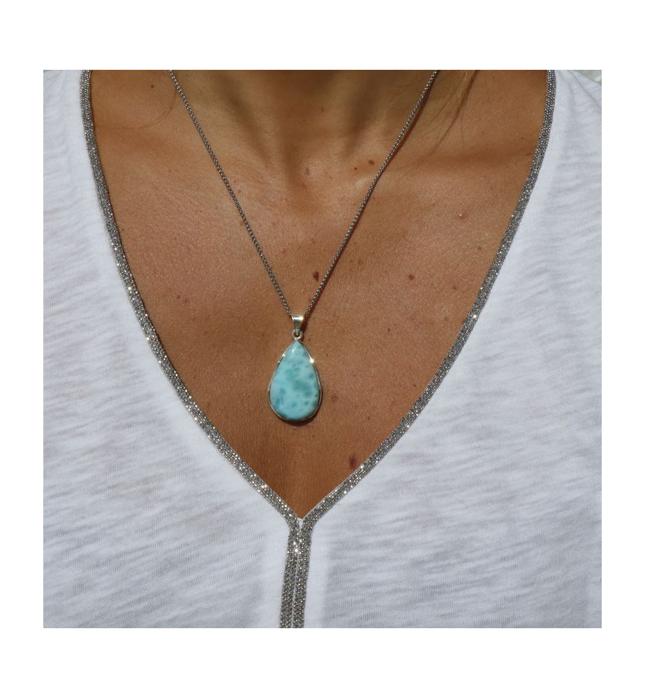 larimar pendentif