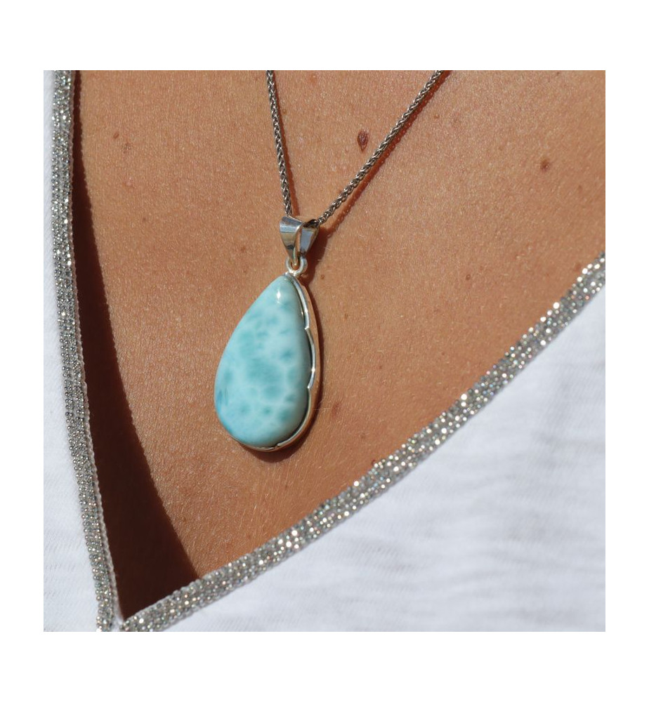 pendentif larimar