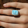 bague larimar femme