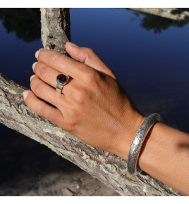 bague grenat femme