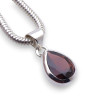 pendentif grenat argent femme