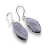boucles d'oreilles calcédoine argent