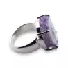 bague pierre violet