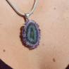 pendentif améthyste naturelle