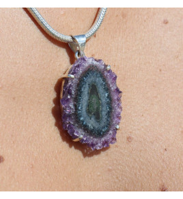 améthyste stalactite bijoux