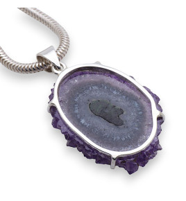 amethyst stalactite pendant