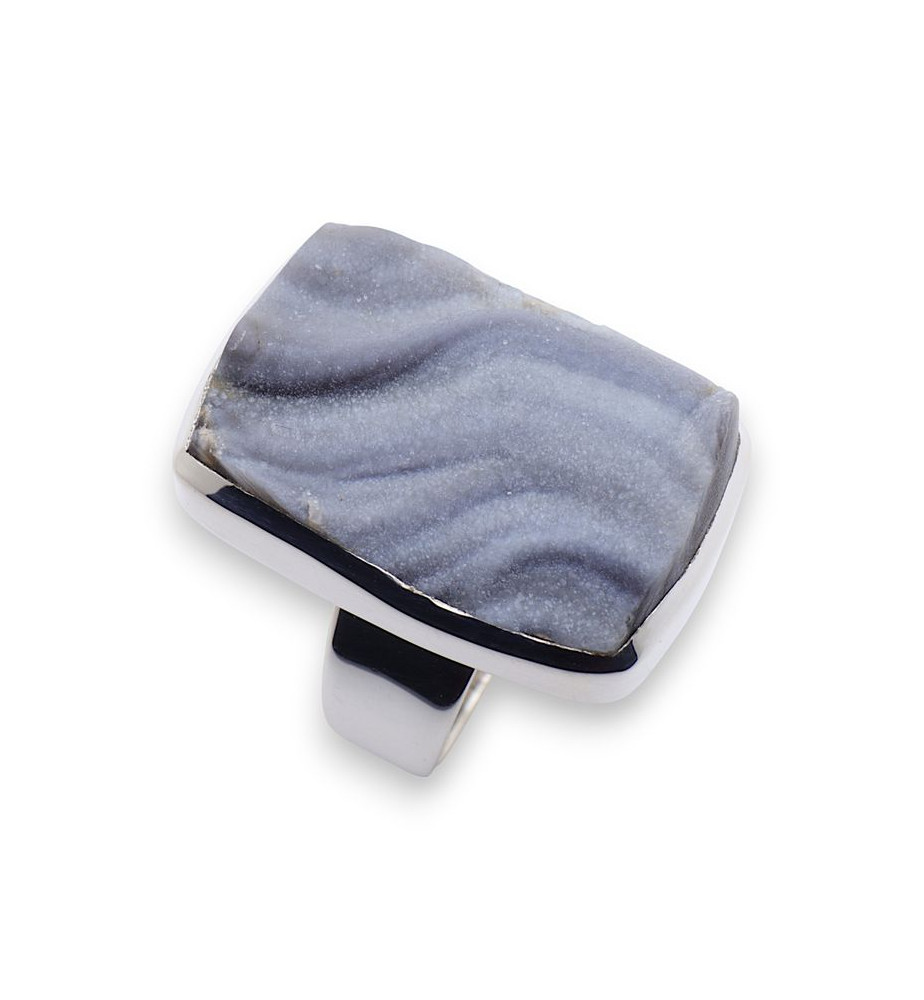 bijoux calcedoine bleue