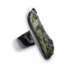 moldavite pierre bague