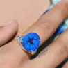 azurite bijoux argent