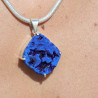 pendentif azurite bleu