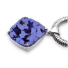 pendentif pierre bleue