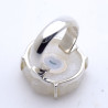 bague argent avec quartz solaire stalactite
