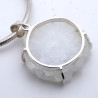 pendentif quartz solaire argent femme