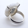 bague argent quartz solaire