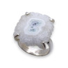 bague argent 925 quartz solaire femme