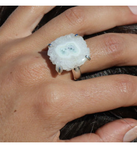bague quartz solaire femme