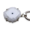 pendentif argent et quartz solaire
