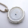 pendentif quartz solaire argent 925