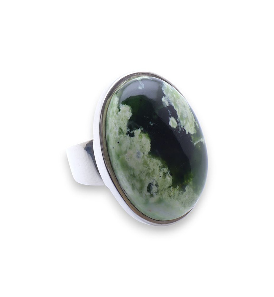 calcédoine chrome bague