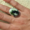 bague pierre verte