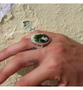 calcédoine chrome bijou