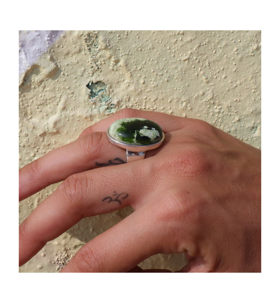 calcédoine chrome bijou