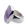bague améthyste brute