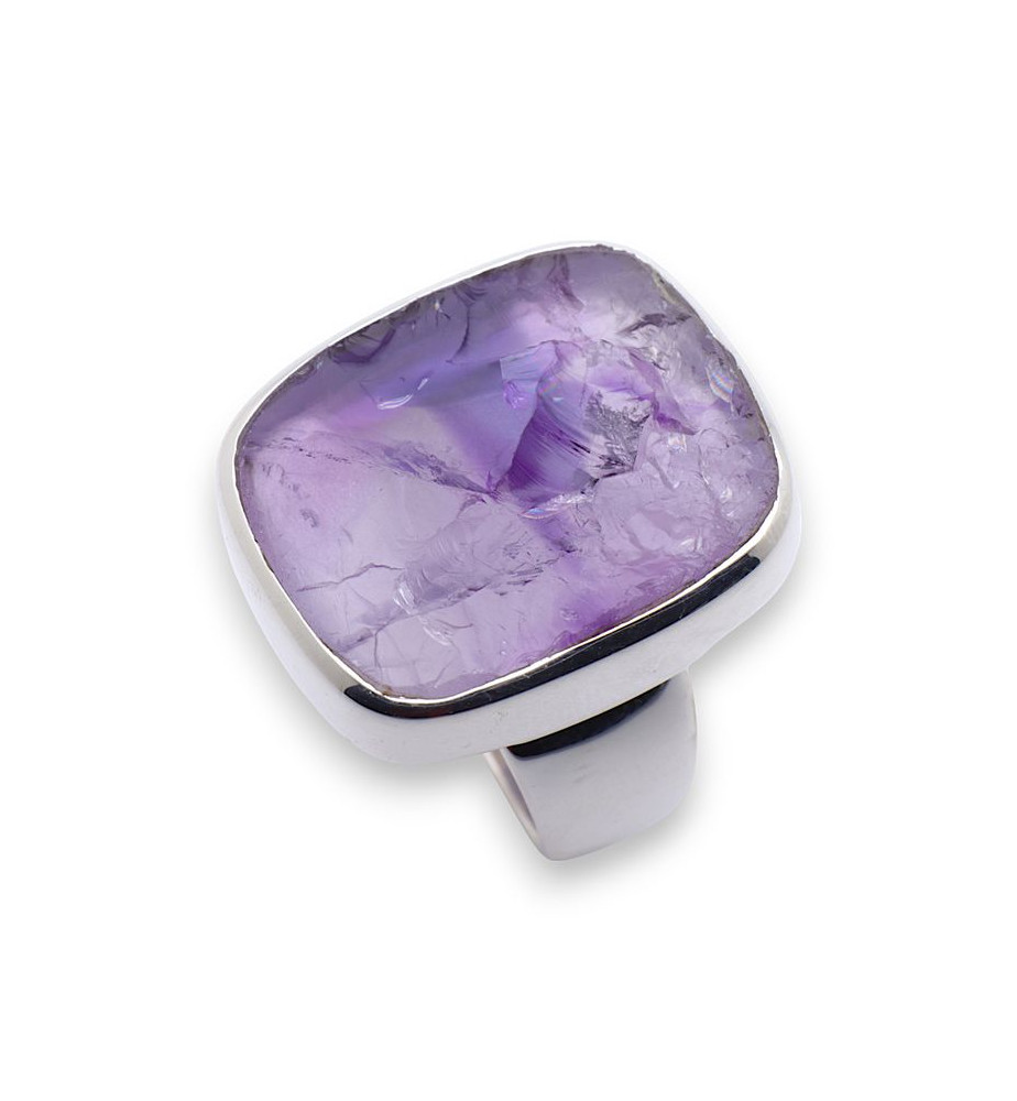 bague pierre violette