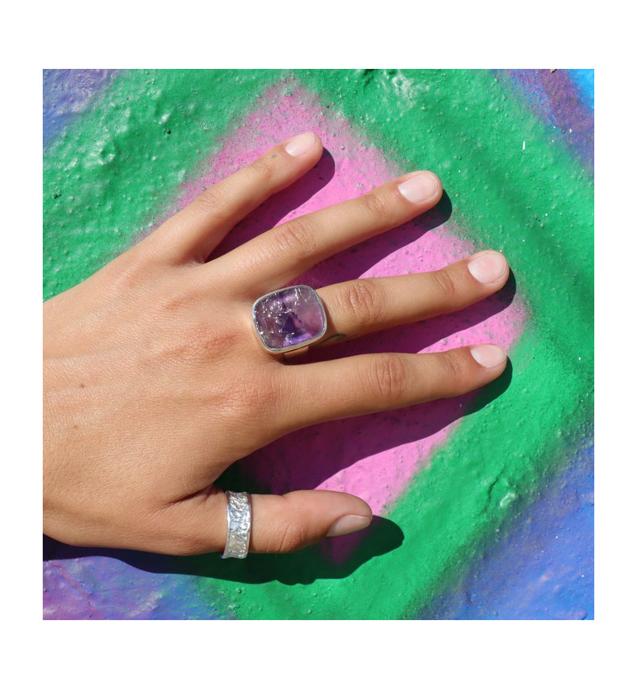 bijoux améthyste naturelle