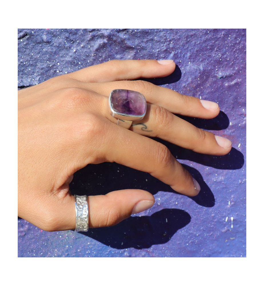 bague améthyste