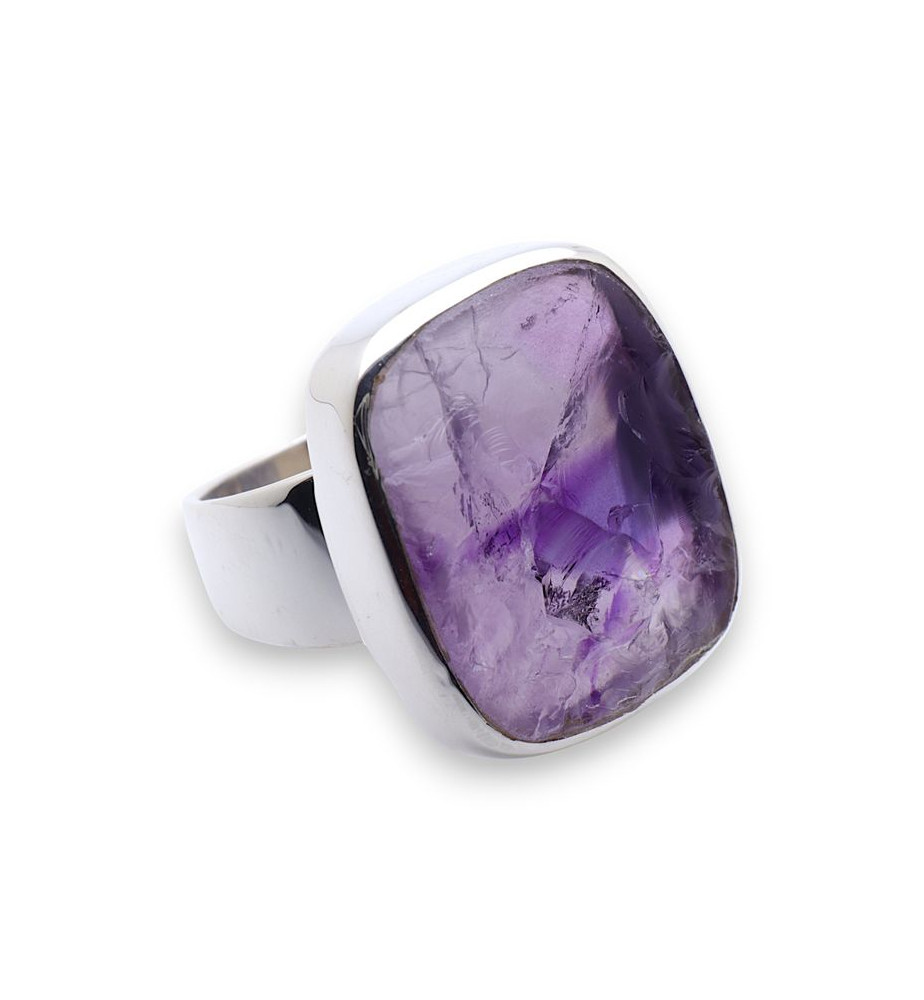 bague améthyste véritable